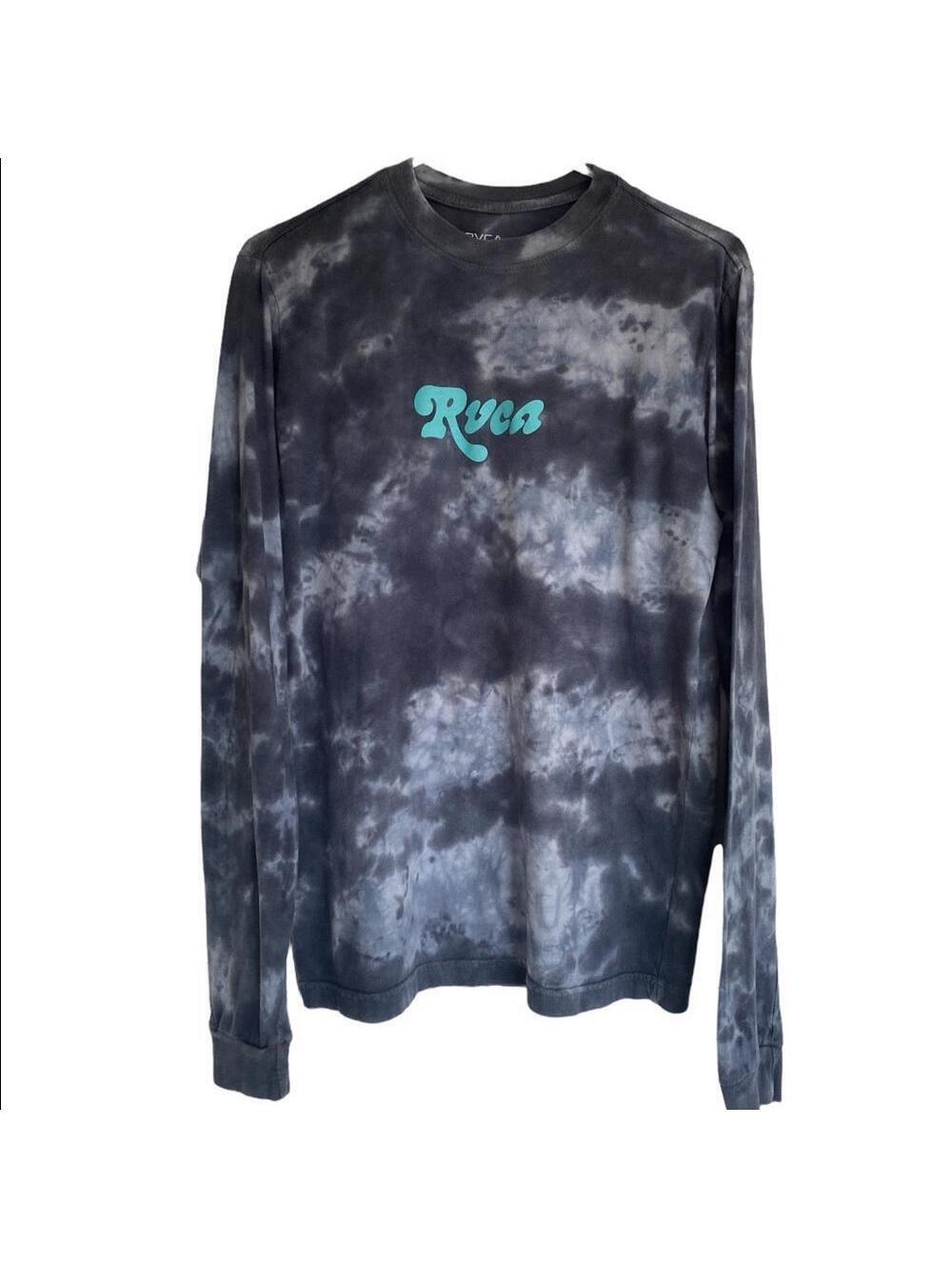 RVCA Tie Dye Surf Skate Long Sleeve Shirt Men S Small - Picture 3 of 6